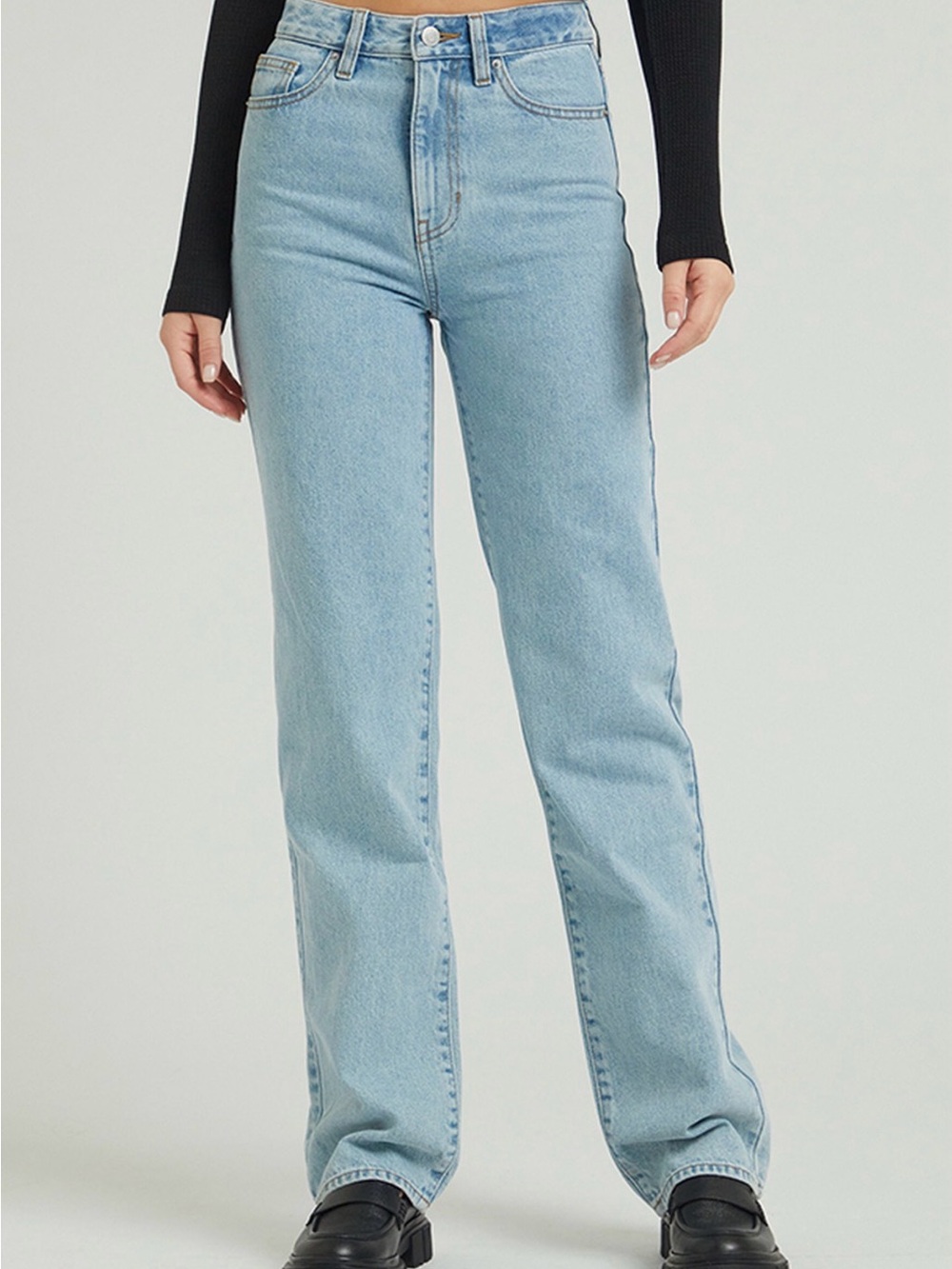 NWT Size 26 Pacsun Light Wash High-Rise Relaxed Jeans 90s Boyfriend Jeans Comfy
